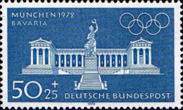 RFA Poste N** Yv: 490 Mi:627 München Bavaria (Thème) - Sommer 1972: München