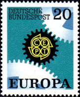 RFA Poste N** Yv: 398 Mi:533 Europa Cept (Thème) - 1967