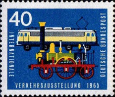 RFA Poste N** Yv: 344 Mi:472 IVA München Locomotives (Thème) - Trains