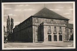 AK Bayreuth, Strassenpartie An Der Ludwig Siebert Festhalle  - Bayreuth