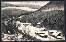 AK Gehlbergermühle, Hotel-Pension Gehlbergermühle Im Winter  - Sonstige & Ohne Zuordnung