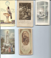 5 Images Religieuses Toutes Scannées Lot 4 - Andachtsbilder