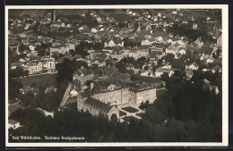 AK Bad Wörishofen, Kurhaus Kneippianum, Fliegeraufnahme  - Bad Wörishofen