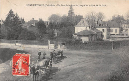 PONT L'EVEQUE - Un Coin De La Rue Du Long-Clos Et Rue De La Gare - Pont-l'Evèque