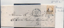 FRANCE N° 55 - (Paris Bureau Central 60 Etoile Muette) - 1849-1876: Classic Period