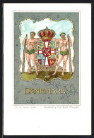 AK Dänemark, Wappen Des Landes  - Danemark