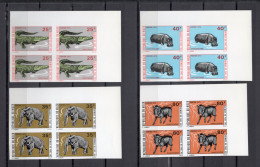 NIGER  N° 277 à 280   NON DENTELES   NEUFS SANS CHARNIERE  COTE ? €  ANIMAUX FAUNE - Niger (1960-...)