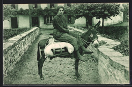 CPA Monture De Meunière, Baskenland / Basques  - Non Classés