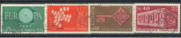 FRANCE -1960/68, EUROPA STAMPS SET OF 4, USED. - Gebraucht