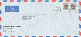 UAE Dubai Air Mail Cover Sent To Denmark 27-11-1985 - Dubai