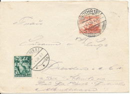 Germany Third Reich Cover Gotha 4-4-1938 And Dresden 6-4-1938 - Cartas & Documentos