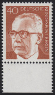 364 Heinemann 40 Pf Unterrand ** Postfrisch - Unused Stamps