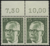 393 Heinemann 25 Pf Paar OR ** Postfrisch - Unused Stamps