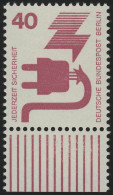 407 Unfallverhütung 40 Pf Unterrand ** Postfrisch - Unused Stamps