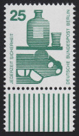 405 Unfallverhütung 25 Pf Unterrand ** Postfrisch - Unused Stamps