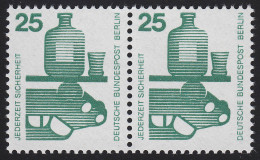 405 Unfallverhütung 25 Pf Waag. Paar ** Postfrisch - Unused Stamps