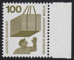 410 Unfallverhütung 100 Pf Seitenrand Re. ** Postfrisch - Unused Stamps