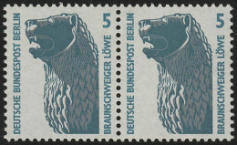 863 SWK 5 Pf Waag. Paar ** Postfrisch - Unused Stamps