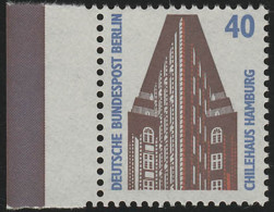 816 SWK 40 Pf Seitenrand Li. ** Postfrisch - Unused Stamps