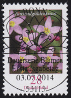 3088 Blume 28 Cent Nk Mit GERADER Nummer, ESSt Bonn - Roller Precancels