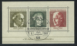 Block 5 Frauenwahlrecht 1969 Mit ESSt Bonn 11.8.1969 - Gebraucht