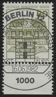 674 Burgen U.Schl. 80 Pf Unterrand ESST Berlin - Usados