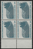 863 SWK 5 Pf UR-Viererbl. ** Postfrisch - Unused Stamps