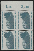 863 SWK 5 Pf OR-Viererbl. ** Postfrisch - Unused Stamps