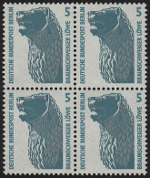 863 SWK 5 Pf Viererblock ** Postfrisch - Unused Stamps