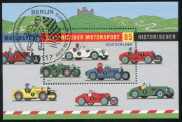 Block 75 Historischer Motorsport - Rennwagen & Sportwagen 2009, ESSt Berlin - Oblitérés