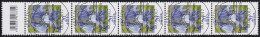 3315 Blume 20 Cent Aus 200er-Rolle, 5er-Streifen Mit Codierfeld, ESSt Berlin - Rollenmarken