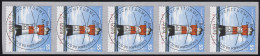 2413 Leuchtturm Sk, 5er-Streifen Mit UNGERADER Nummer, ESSt Berlin - Roller Precancels