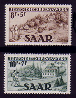 262-263 Jugendherbergswerk 1949, Satz ** - Nuovi