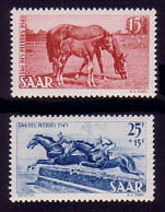 265-266 Tag Des Pferdes 1949, Satz ** Postfrisch / MNH - Neufs