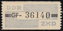 26-GF Dienst-B, Billet Schwarz Auf Blau, ** Postfrisch - Mint