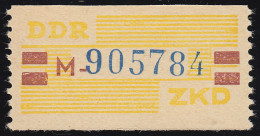 25-M-N Dienst-B, Billet Blau Auf Gelb Nachdruck, ** Postfrisch - Mint