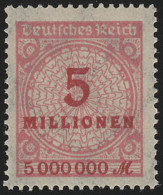 317AP Kreis Mit Rosetten-Muster 5 Mio M ** - Unused Stamps