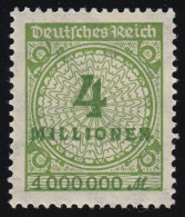 316AP Kreis Mit Rosetten-Muster 4 Mio M ** - Unused Stamps