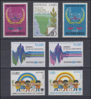 81-87 UNO Genf Jahrgang 1979 Komplett, Postfrisch ** - Altri & Non Classificati