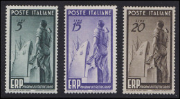 774-776 Marshall-Plan 1949 ERP Italien, Satz Postfrisch ** / MNH - Europäischer Gedanke