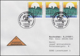 1615 Umweltschutz Rettung Regenwald MeF NN-FDC ESSt Bonn Vogel 11.6.1992 - Protection De L'environnement & Climat