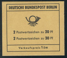 MH 7a Brandenburger Tor - Zähnung Oben Teilsweise Geschlossen, ** - Booklets