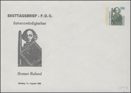 Umschlag 280 Pf SWK FDC Bremer Roland ** - Privatumschläge - Ungebraucht