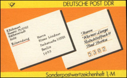 SMHD 34 Postanschrift National - Mit VS-O Berlin ZPF - Postzegelboekjes