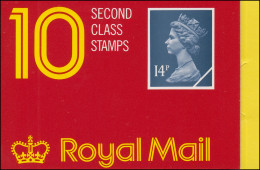 Großbritannien-Markenheftchen O-111 Elisabeth II. Strichcode 200101 - 1988, ** - Postzegelboekjes