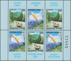 2004 Bosnien Und Herzegowina (Serbische Republik) 300D-301D, Heftchenblatt ** - Autres & Non Classés