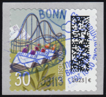 3740 Welt Der Briefe: Briefbahn 30 Cent, Selbstklebend, EV-O Bonn - Used Stamps