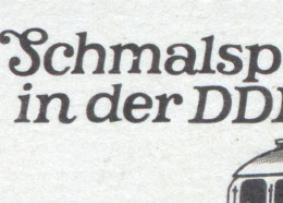 2865+2866 Schmalspurbahnen, Zusammendruck Mit PLF 2865: Kerbe Im M, Feld 40 ** - Abarten Und Kuriositäten