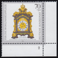 1632 Wofa Stutzuhr 70+30 Pf  ** FN2 - Unused Stamps