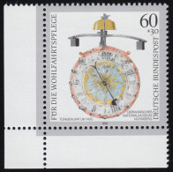 1631 Wofa Türmeruhr 60+30 Pf ** Ecke U.l. - Unused Stamps